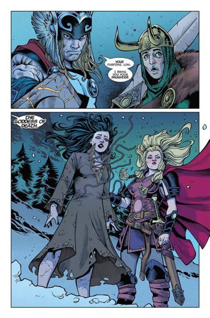 How is Hela Loki's daughter?