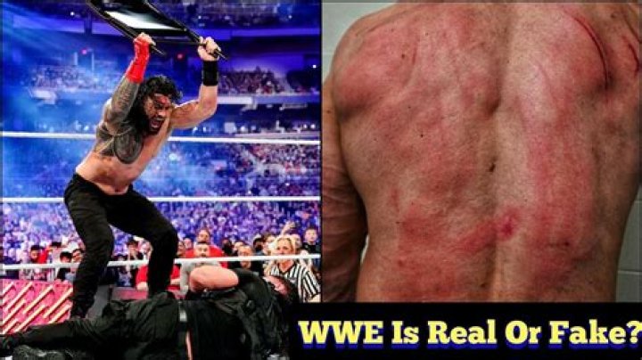 How is WWE fake?