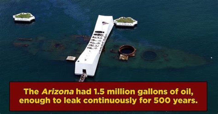 How long will USS Arizona leak oil?
