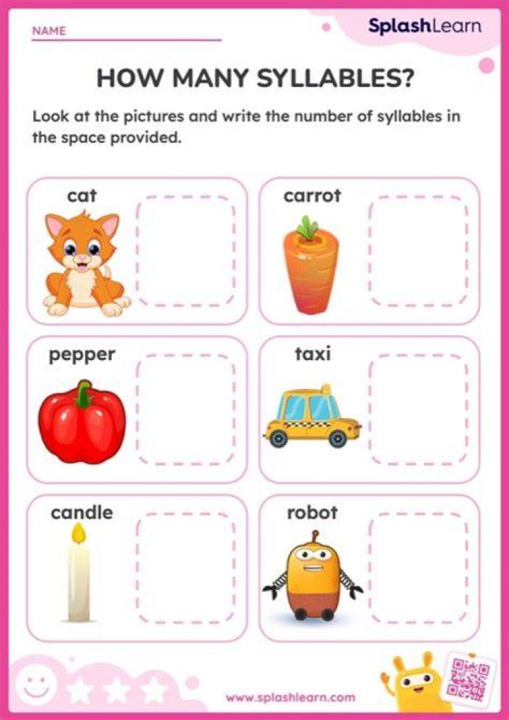 How many syllables is caterpillar?