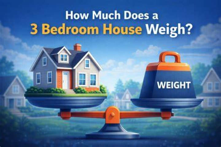 How much does the average house weigh?