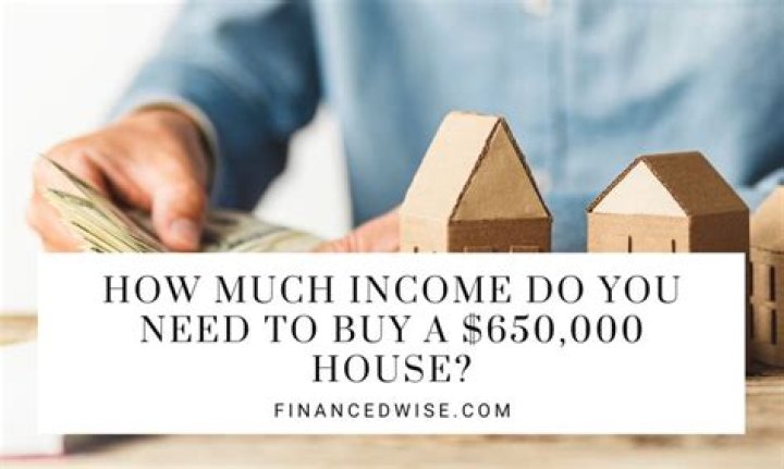 How much income do you need to buy a $650000 house?
