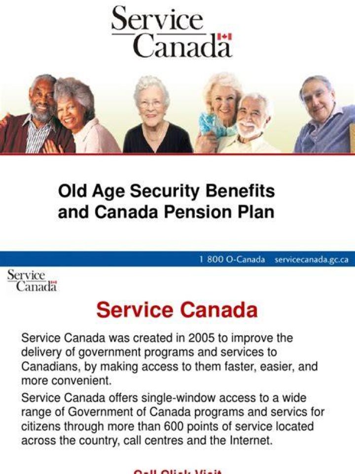 How much is Canada Old Age pension?