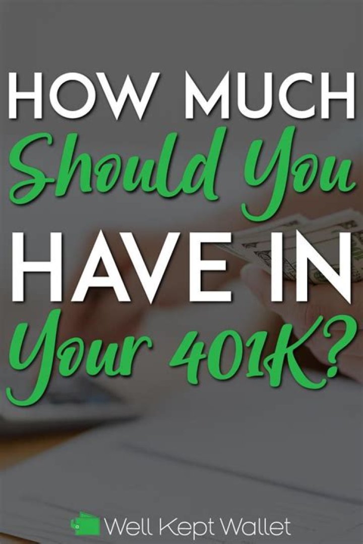 How much should I have in my 401k at 33?