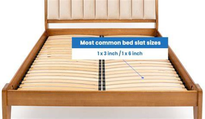 How thick should bed slats be?