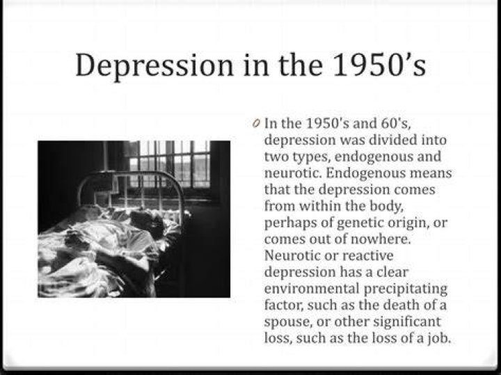 How was depression treated in the 1960s?