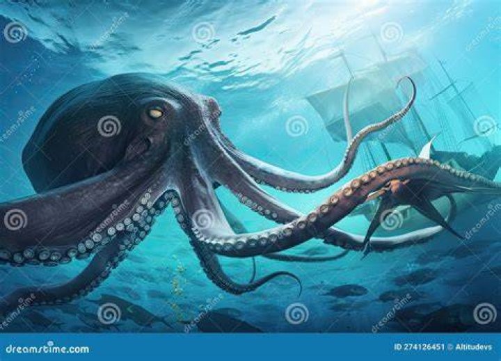 Is a kraken a squid or octopus?
