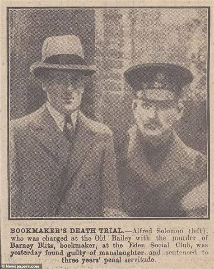 Is Alfie Solomons based on a real person?