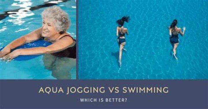 Is aqua jogging better than swimming?