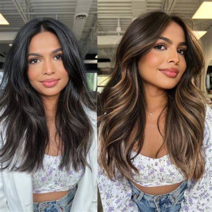 Is balayage or highlights better for dark hair?