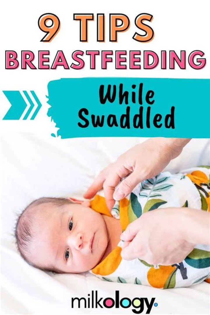 Is it OK to breastfeed while swaddled?