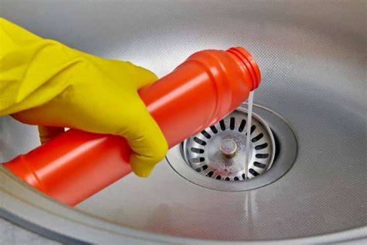 Is it OK to pour bleach down a drain?