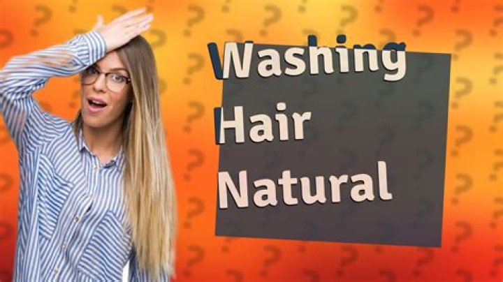 Is it OK to wash hair with just water?