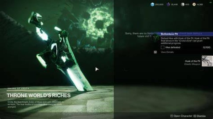 Is Necrochasm a weapon of sorrow?