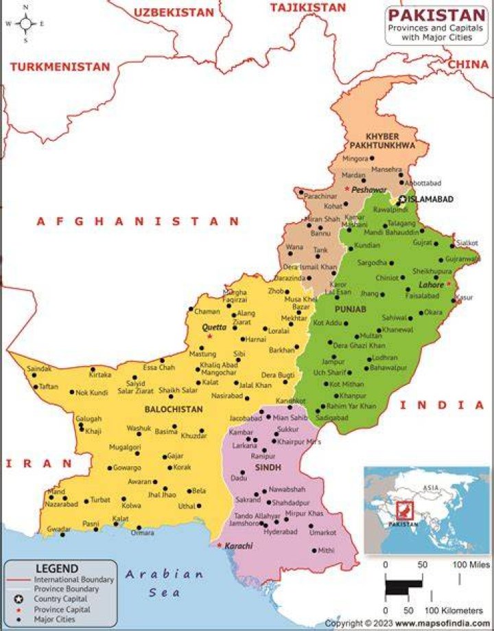 Is Pakistan a part of Asia?