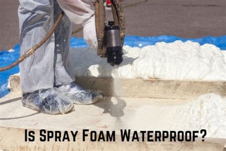 Is spray foam waterproof?