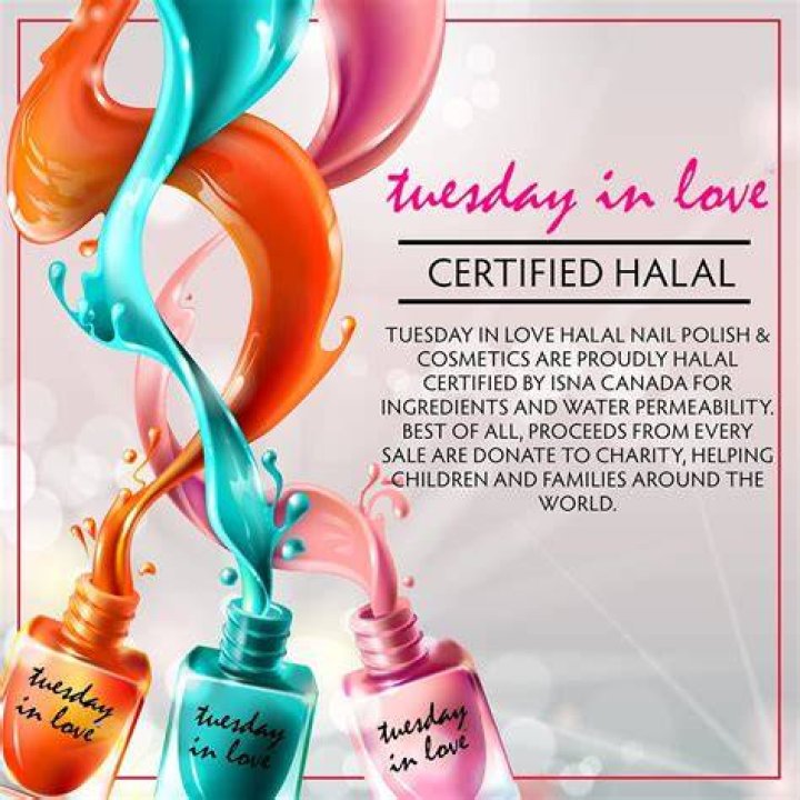 Is Tuesday in love nail polish halal?