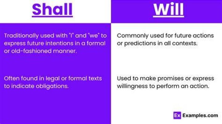 Shall vs Will legal?