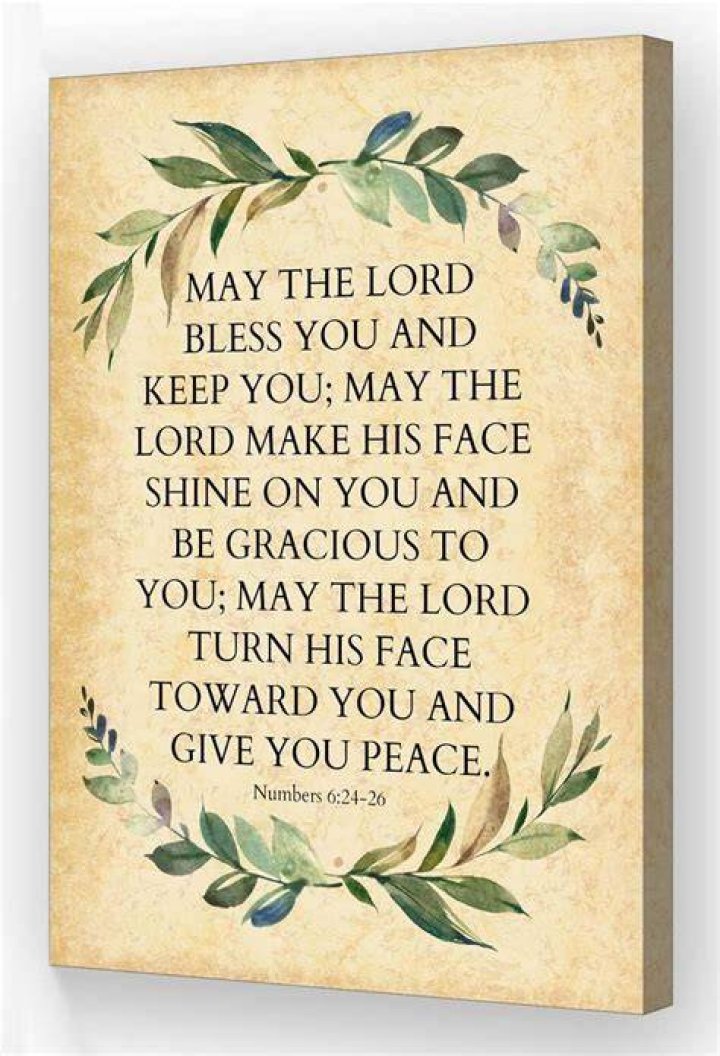 Should I say may God bless you?