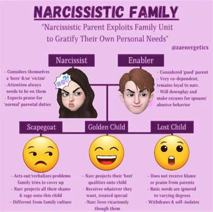 What a narcissist parent looks like?