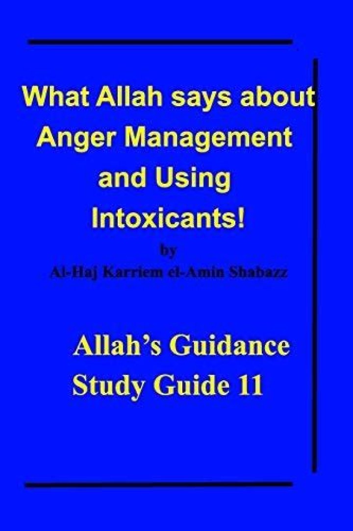What Allah says about anger?