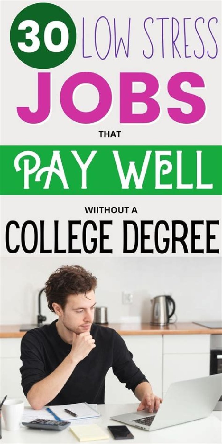 What are low stress jobs that pay well?