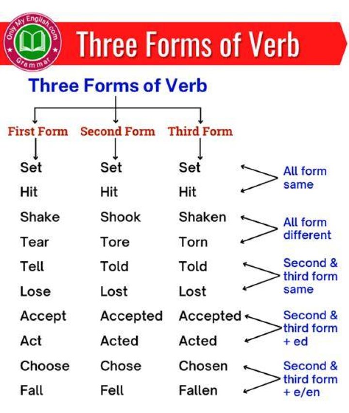 What are the 3 forms of language?