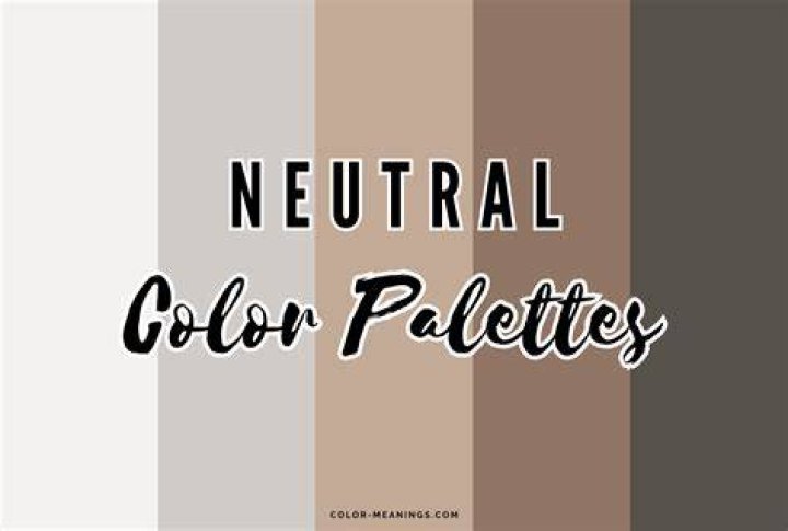 What are the 4 neutral colors?