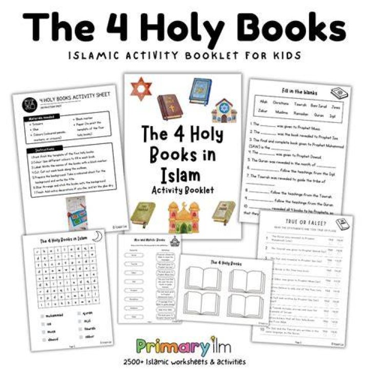 What are the 5 books of Allah?