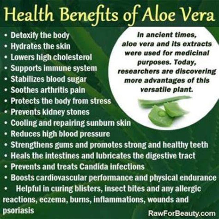 What are the benefits of aloe vera?
