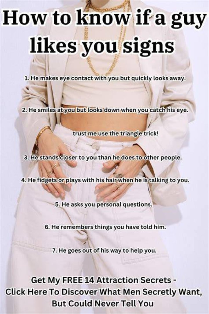 What are the signs a man likes you?