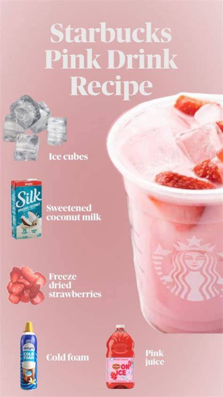 What can I get at Starbucks if I like pink drink?