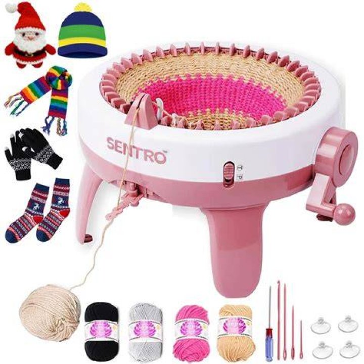 What can you make with an automatic knitting machine?
