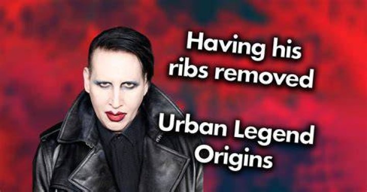 What celebrity has their ribs removed?