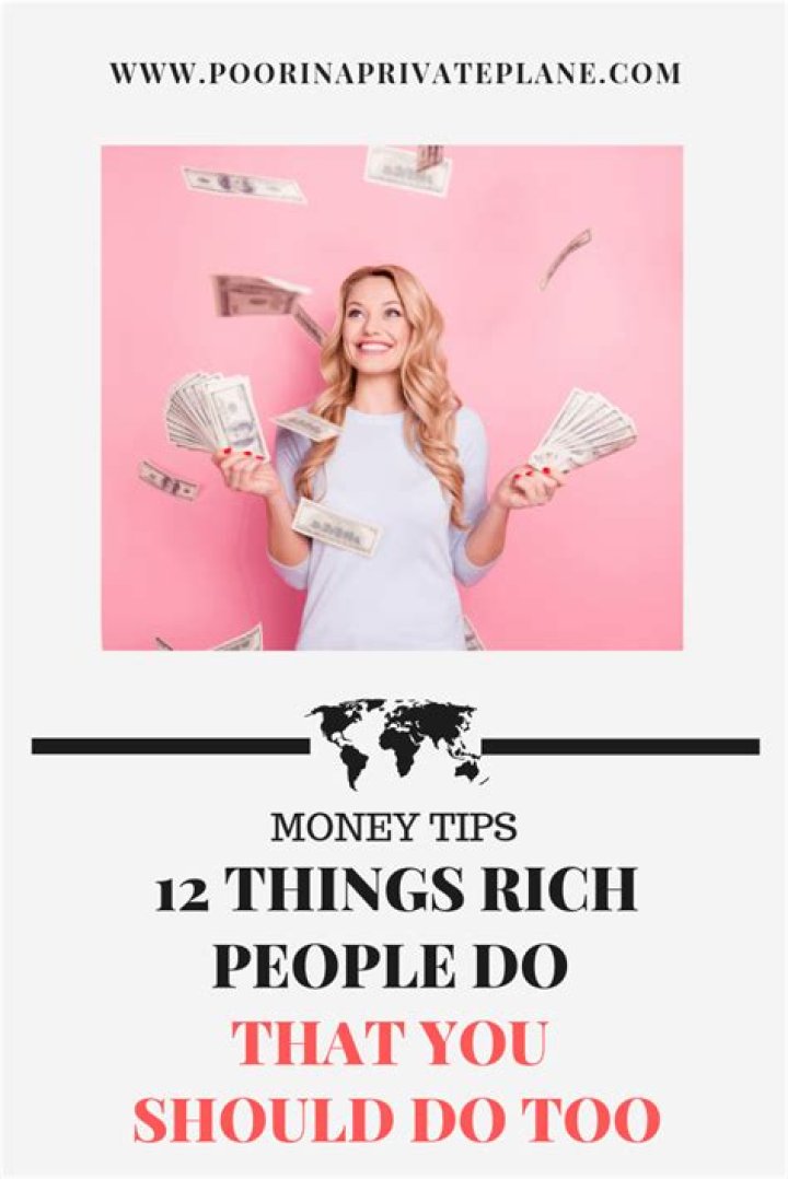 What do rich people do?
