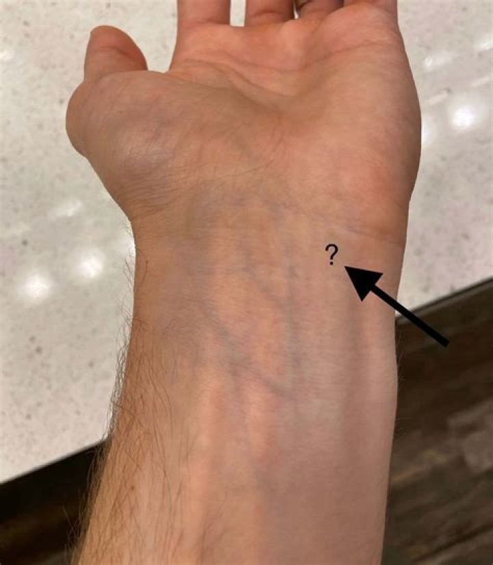 What does a black string around the wrist mean?