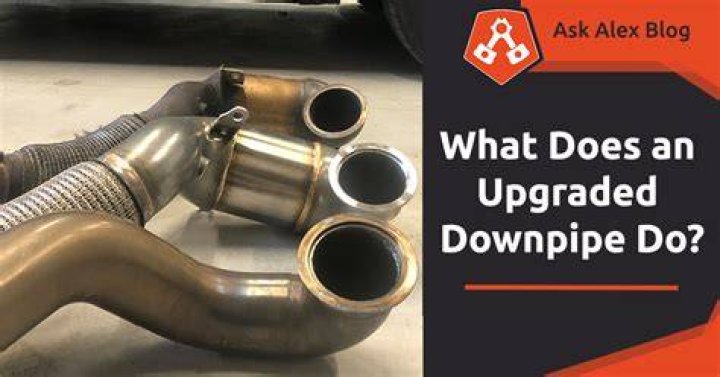 What does adding a downpipe do?