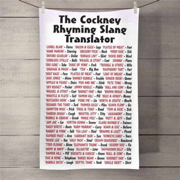 What does Jack mean in Cockney slang?