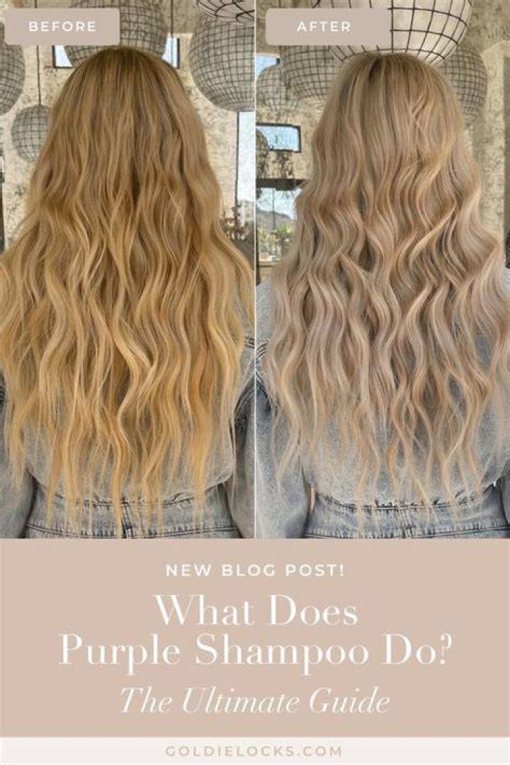 What does purple shampoo do to ash blonde hair?