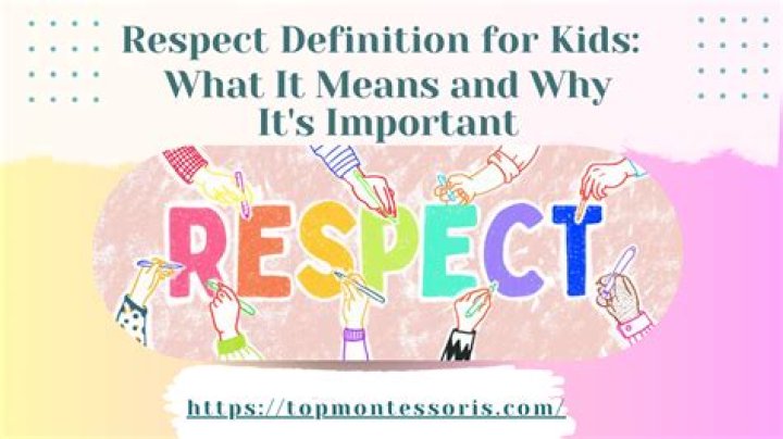 What does respect mean to a man?