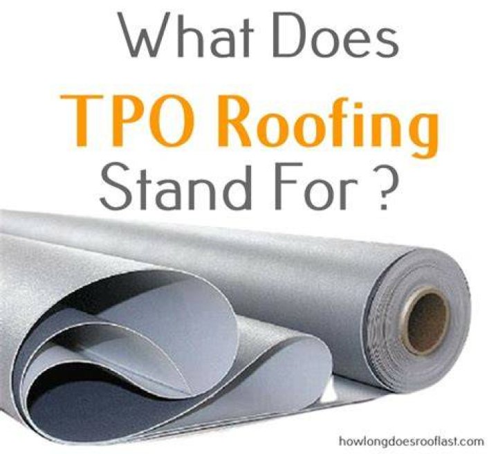 What does TPO roofing stand for?