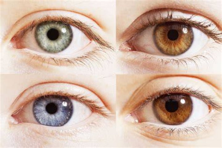 What hair color is most common with green eyes?