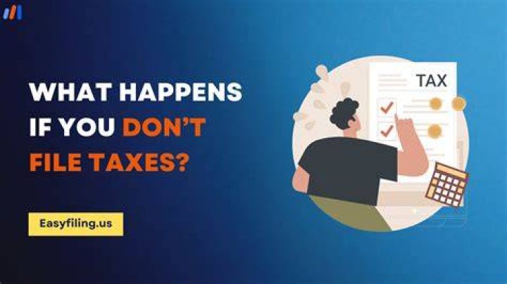 What happens if you don't file taxes for years?