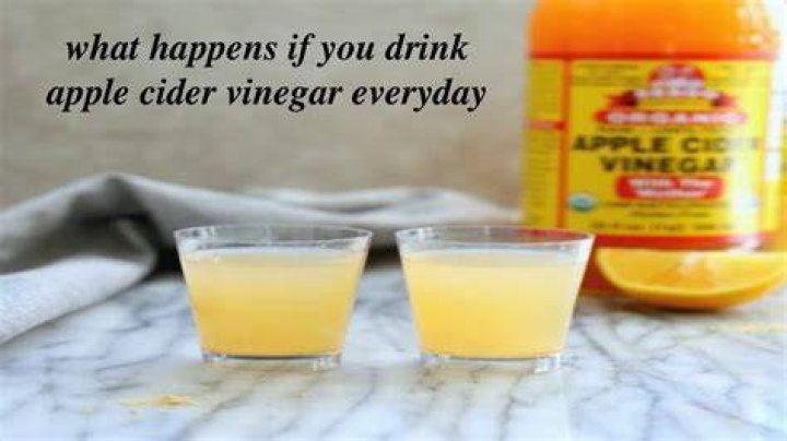 What happens if you drink apple cider vinegar everyday?