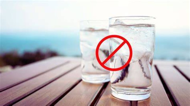 What happens if you drink ice cold water repeatedly?