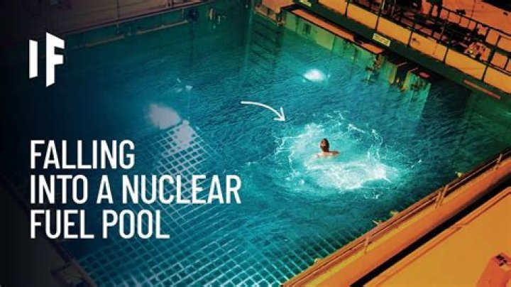 What happens if you fall into a nuclear reactor pool?