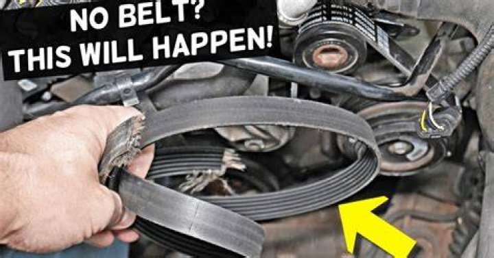 What happens if your alternator belt breaks while driving?