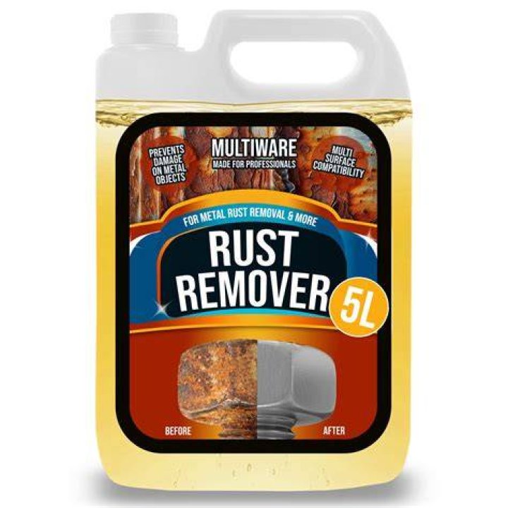 What instantly removes rust?