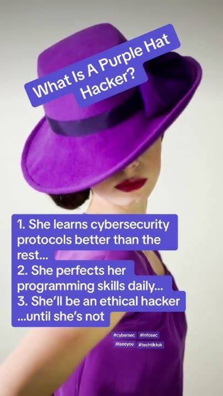What is a purple hat hacker?