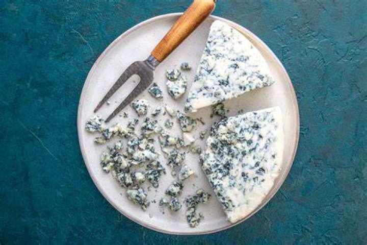 What is blue cheese made of?
